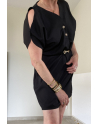 Robe courte Charline en noir