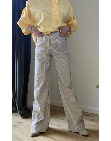 Pantalon Rayé Elena