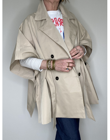 Cape / trench Monica