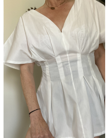 Tunique Kitty en blanc