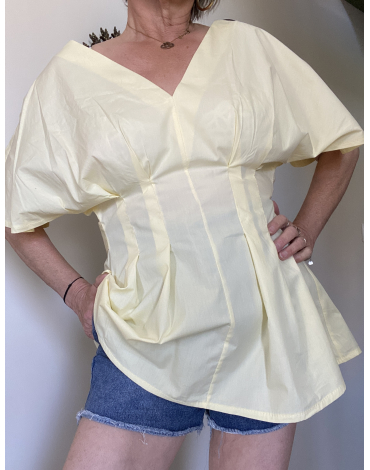 Tunique Kitty en jaune