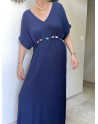Robe Louisa en marine