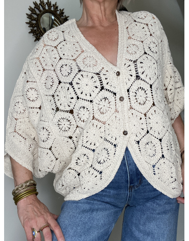 Gilet crochet Charlie