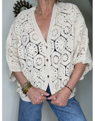 Gilet crochet Charlie