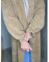 Gilet long Maegan en camel