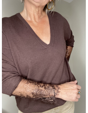 Pull Milly en marron