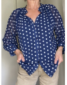 Blouse Lara en marine