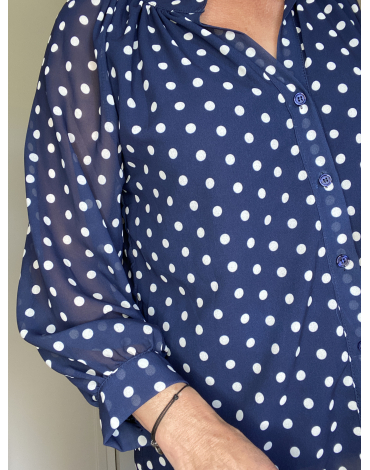 Blouse Lara en marine
