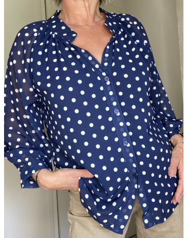 Blouse Lara en marine